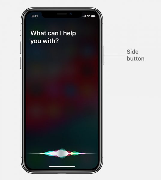 iPhone X Siri Voice Assistant