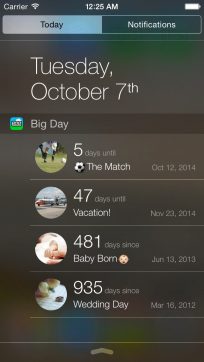 big day countdown app help