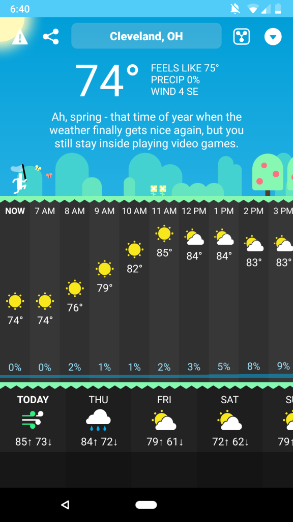 weather calculator android app