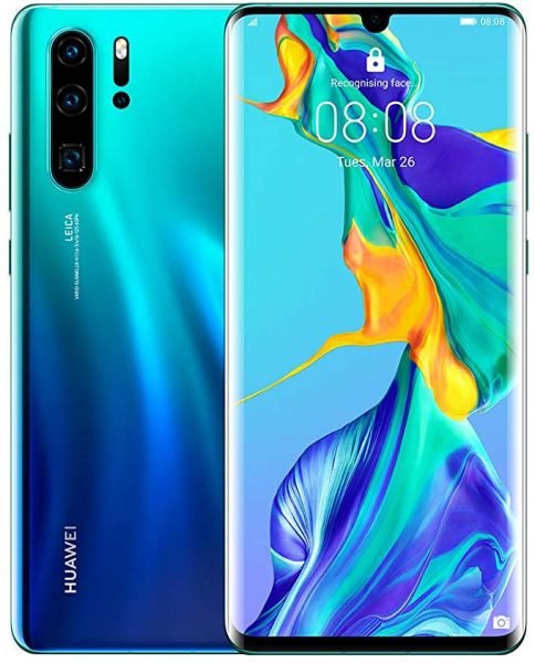 Huawei P30 Pro Aurora color smartphone