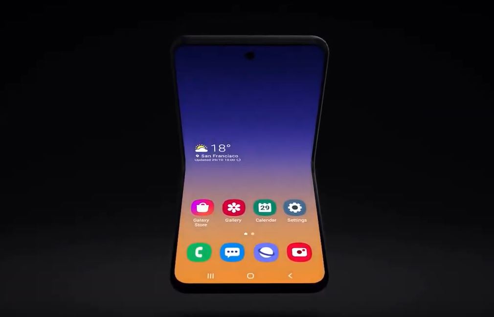 Samsung Teases New Foldable Flip Smartphone Design
