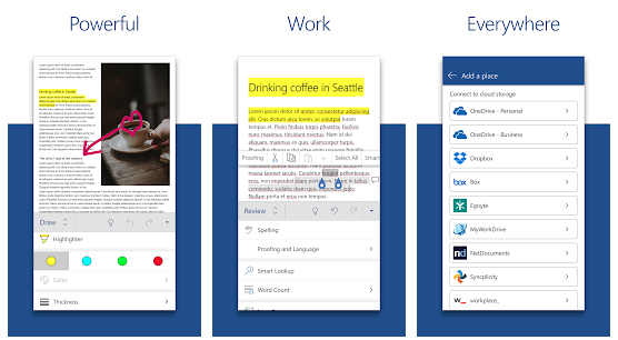 Microsoft Word on Android