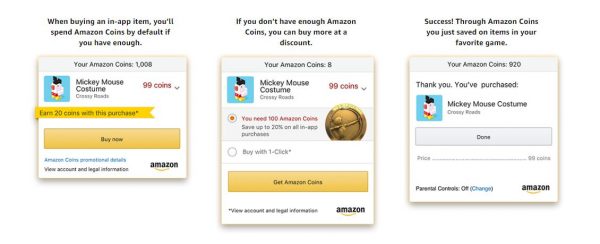 buy mickey mouse costume by using amazon coins