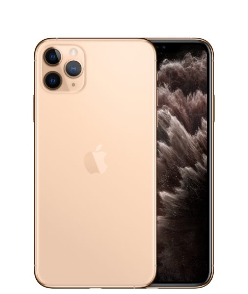 iPhone 11 Pro Max gold with triple camera