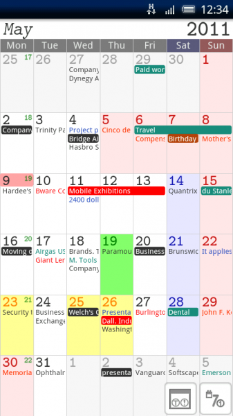 Jorte Calendar