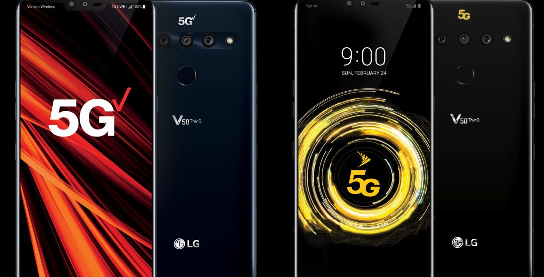 A photo LG V50 ThinQ™ 5G