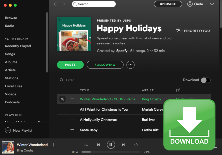 download music off spotify to mp3