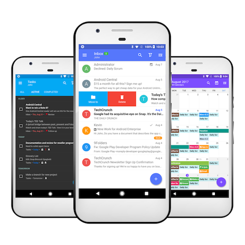 best email app for android that merge with contact list