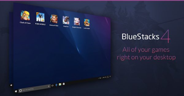 Bluestacks android emulátor na PC