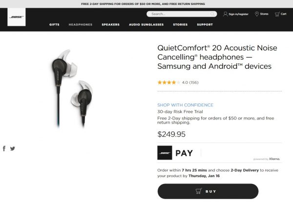 buying noise canceling earbuds direct from brand websites is a good choice