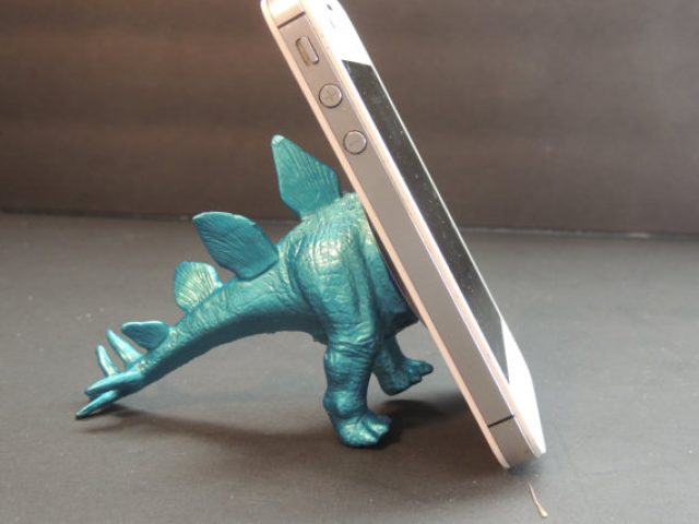 binder clip dinosaur