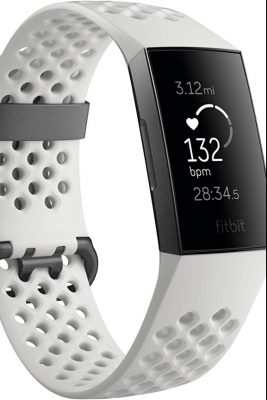 Fitbit Charge 3 Fitness Tracker in white