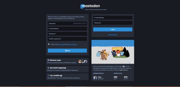 Mastodon Sign Up
