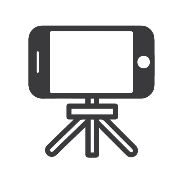 Cell Phone tripod icon