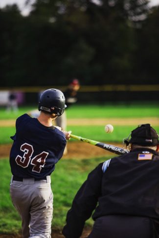 baseball players in action