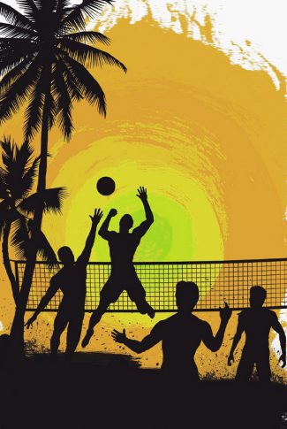 Download Beach Volleyball Play Wallpaper | CellularNews
