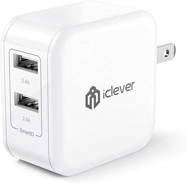 iCleaver Dual Port Fast Charging Adapter