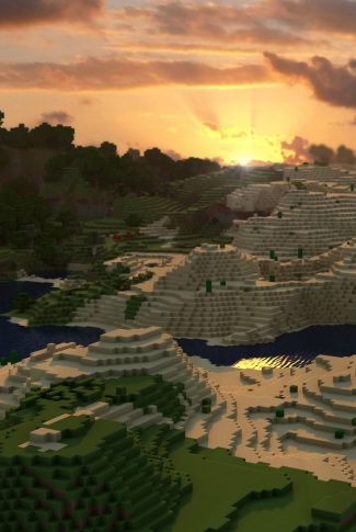 Download Minecraft Canyon Scenery Wallpaper Cellularnews