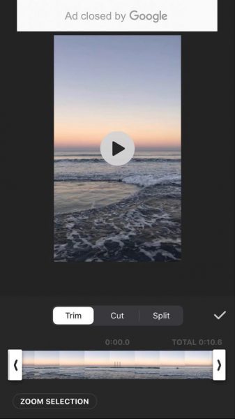 use inshot video editor to trim