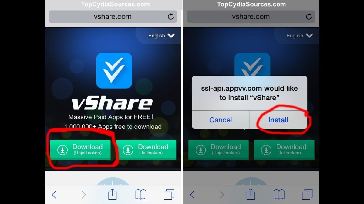 vshare download ios 9