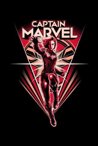 Download Captain Marvel Minimal Poster Wallpaper Cellularnews