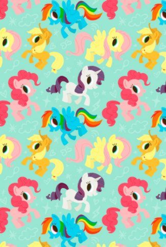 Download Free Little Pony Characters in Collage Wallpaper | CellularNews