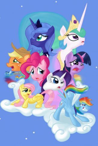 Download Free My Little Pony In Blue Wallpaper Cellularnews