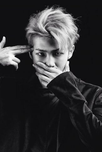 Download BTS  Wallpaper  RM in Black and White CellularNews