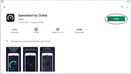 speedtest by ookla app