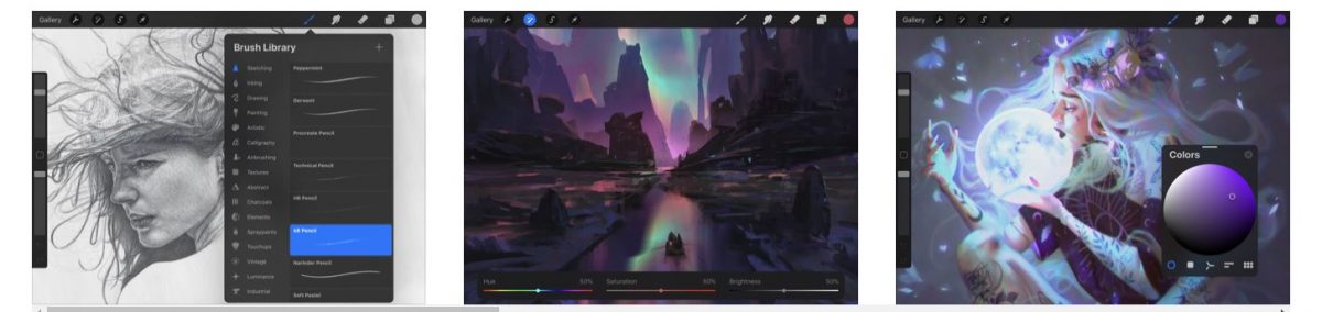 Ứng dụng vẽ Procreate