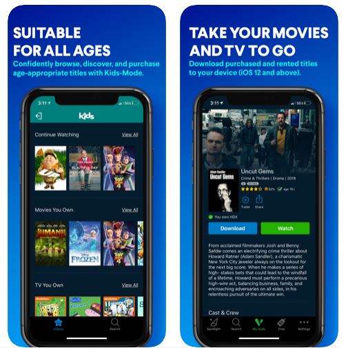 Vudu for iOS