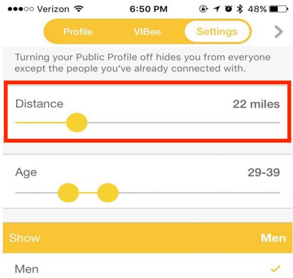 bumble_distance