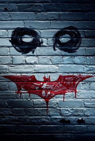 Download The Dark Knight Joker And Batman Graffiti Wallpaper Cellularnews