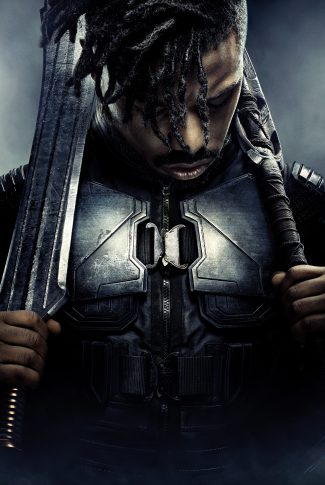 Download Black Panther Character Poster Erik Killmonger Wallpaper Cellularnews