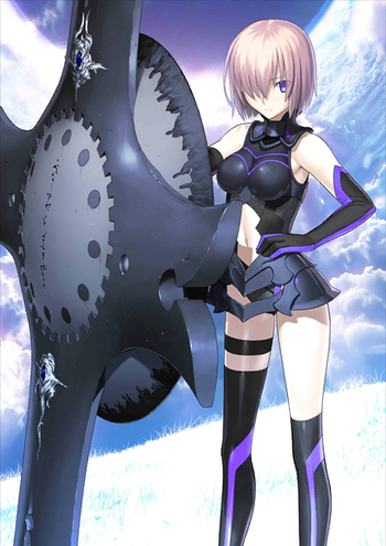 Mashu Kyrielight, a Shielder in FGO