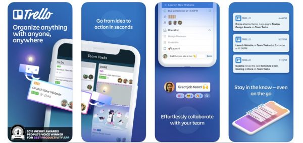 Trello Time management apps