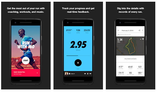 Nike+ Run Club running apps