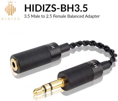 black headphone jack adapter