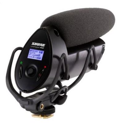 A shotgun microphone with super-cardioid and lobar pick-up patterns.