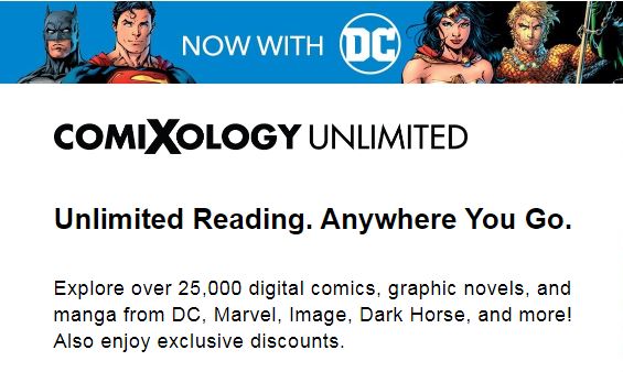 comixology unlimited best comics