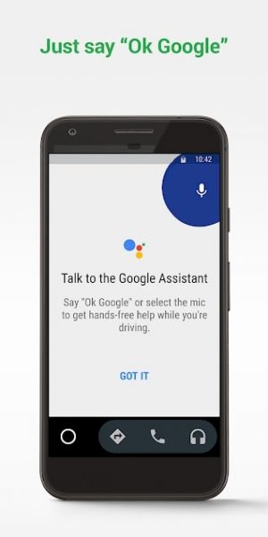 anddroid auto google assistant on phoen screen