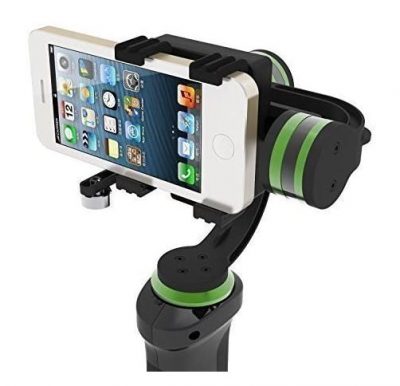 A handheld stabilizer that has a 3-axis and a 6-axis IMU feature
