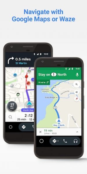 android auto navigation feature on phone