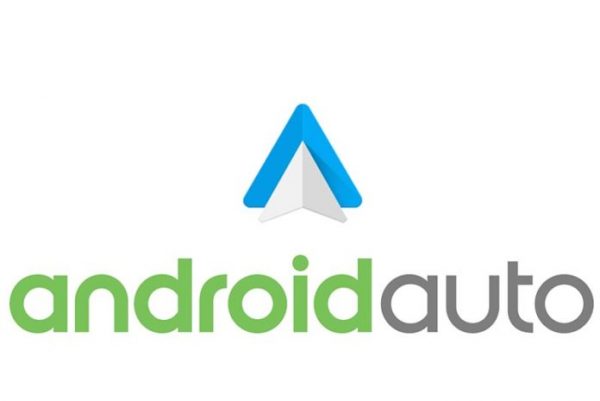 android auto logo white background
