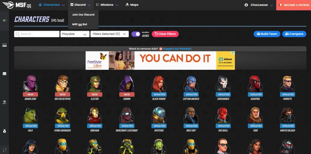 Marvel Strike Force Best Teams for All Game Modes