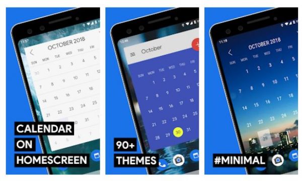 Month Calendar Widget najlepsze widgety dla androida