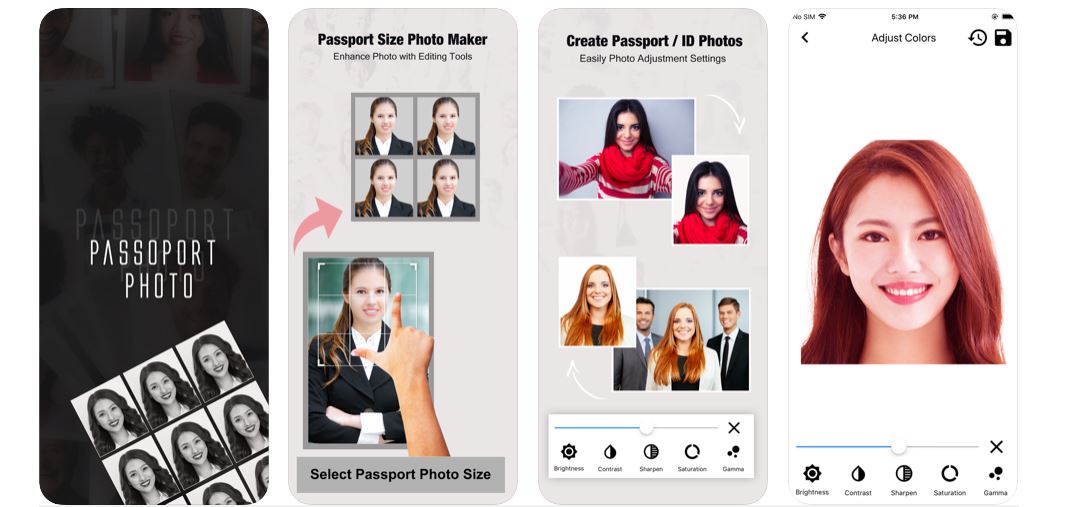 best free passport photo maker app