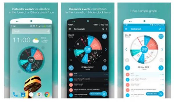 Sectograph Planner Time beste Widgets für androidManager