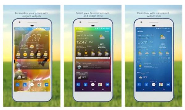 Weather Clock Widget For Android