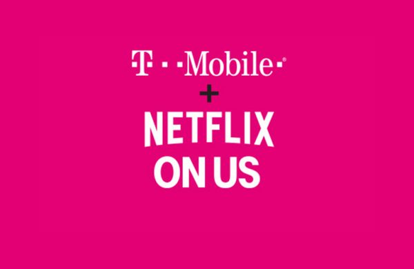 free netflix on us logo by t-mobile